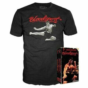 Limited Ed Funko Pop BLOODSPORT Tee Home VHS Pack